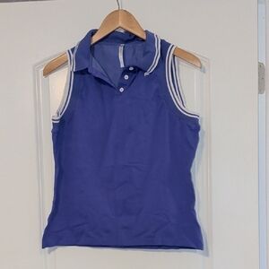 Fabletics Blue Polo Shirt